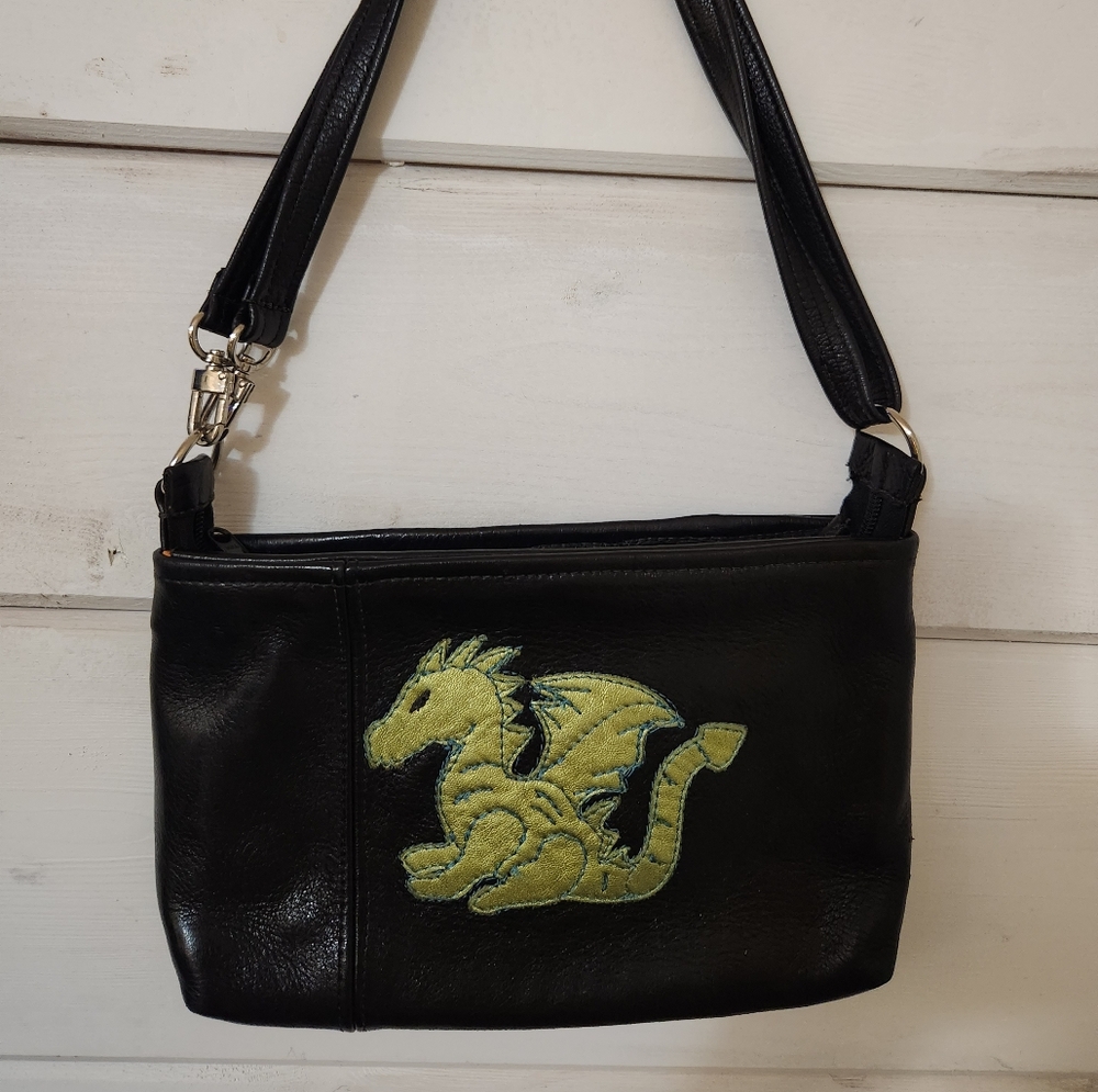 Bamzi Bag crossbody purse Green Dragon